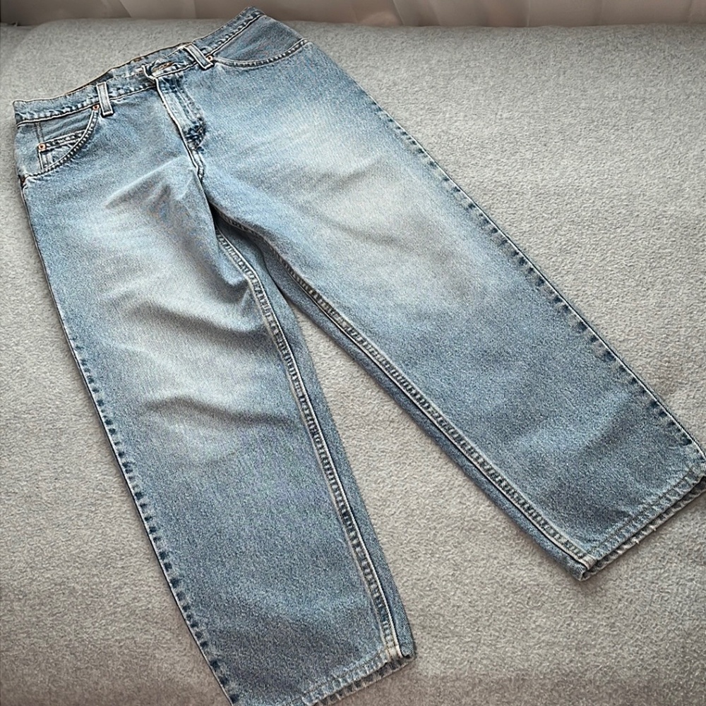 Womens Vintage Levis 960 Jeans Orange Tab Loose Relaxed High Rise Indie Coastal